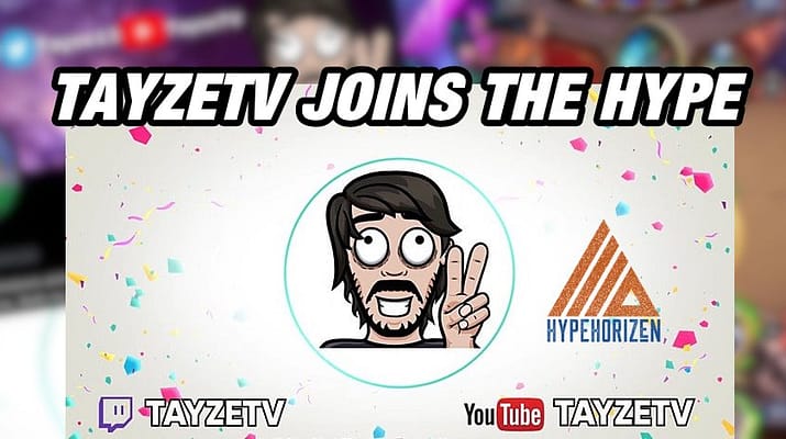 Hype Horizen is pleased to announce Tayze has earned a well-deserved promotion to the Hype Horizen Team effective September 1, 2021.