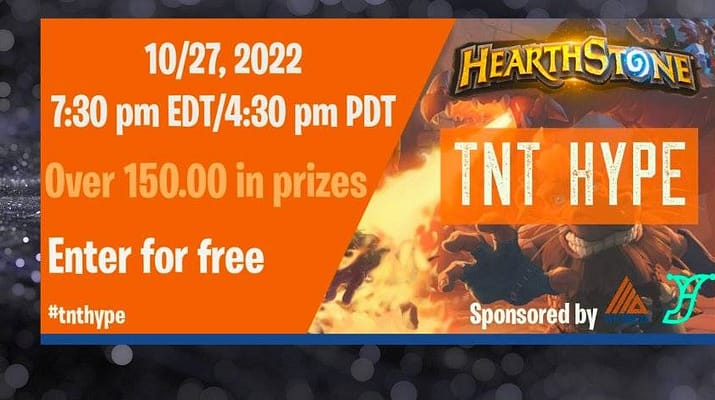 #TNTHYPE Hearthstone Tournament