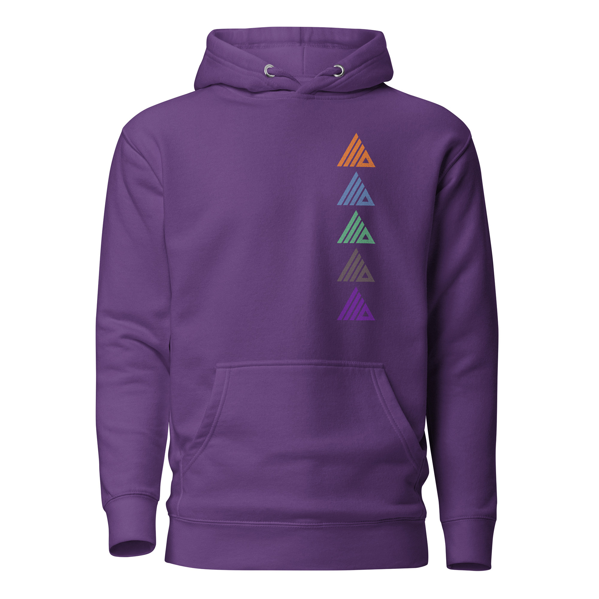 Purple Brand Circle Logo Hoodie